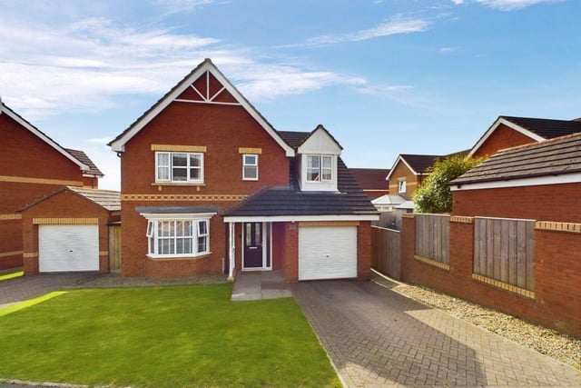 This four bedroom detached house is for sale with Hunters for £340,000.