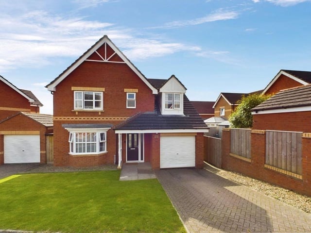 This four bedroom detached house is for sale with Hunters for £340,000.