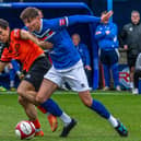 ​Bridlington Town have announced the loan signing of Kasper Williams, pictured in action on loan for Whitby last season, from Doncaster Rovers. Photo by Brian Murfield