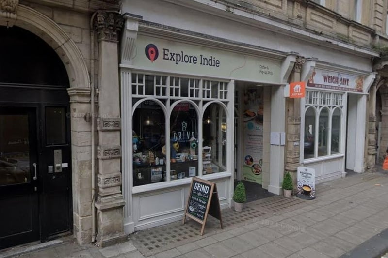 In second place is Grind Coffee Shop, which is situated within the Explore Indie shop on St Nicholas Street. It received 7 votes.