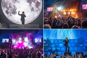 Pulp play to a sell-out crowd at Scarborough's Open Air Theatre.