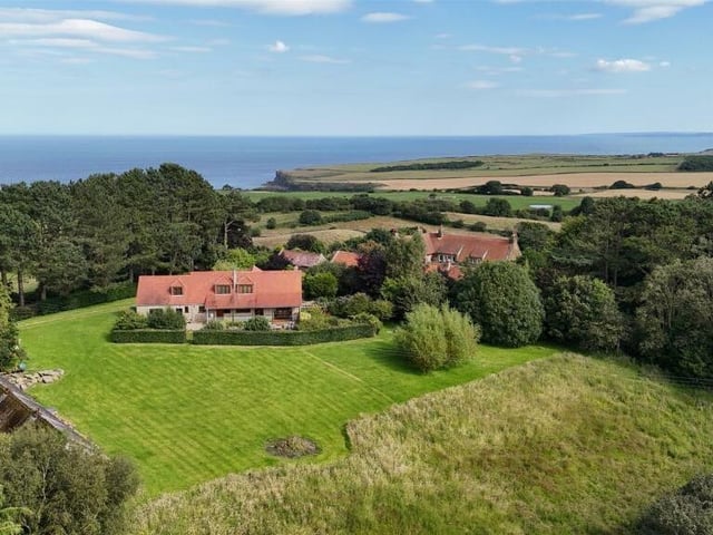 An overview of the detached property in its stunning location.