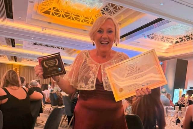 Fiona Watling-Dodd said she was 'over the moon and shocked' to win the award