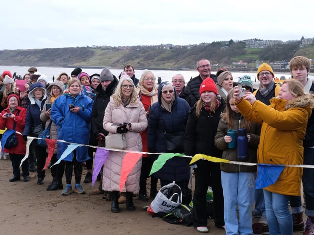 Crowds enjoy the event