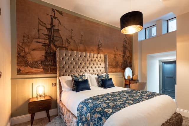 A nautical themed room at the Resolution Hotel in Whitby. courtesy Christie & Co