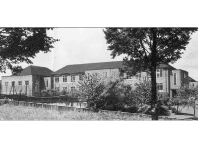This is an old photo of the Sixth Form building, it has certainly changed a lot over 50 years.