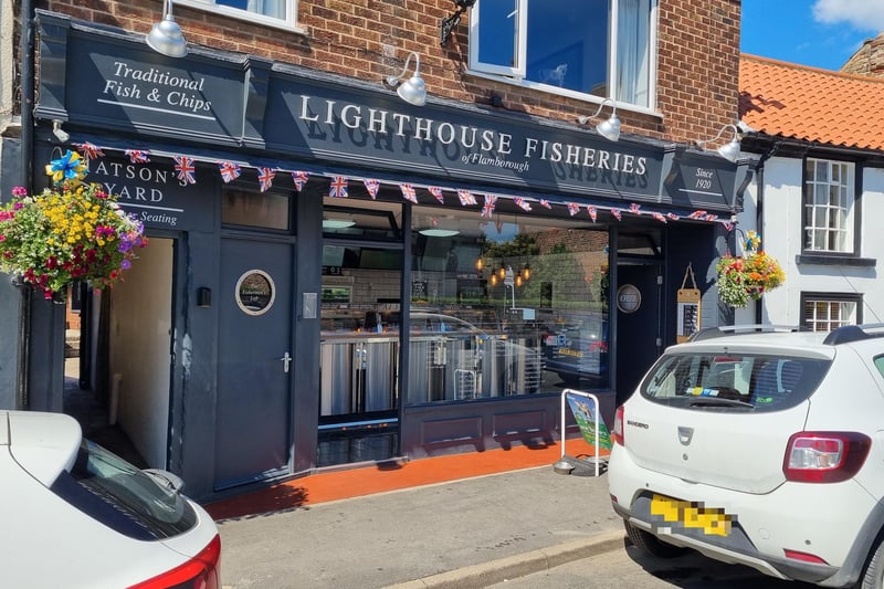 Lighthouse Fisheries of Flamborough is located on the High Street in Flamborough. It is an award winning chippy, recently being named the Best Newcomer by the National Federation of Fish Friers.