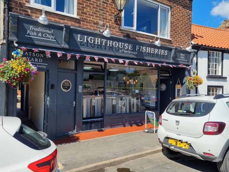 Lighthouse Fisheries of Flamborough is located on the High Street in Flamborough. It is an award winning chippy, recently being named the Best Newcomer by the National Federation of Fish Friers.
