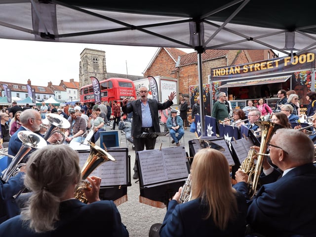 Musical entertainment at the festival.picture: Richard Ponter, Visit Malton CIC