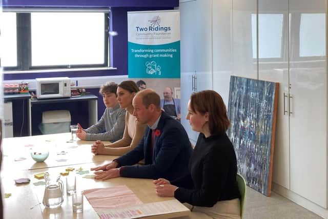 The Prince and Princess of Wales were in Scarborough to promote a new initiative between The Royal Foundation and The Two Ridings Community Foundation