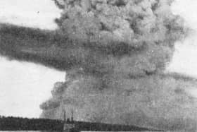 The SS Mont Blanc blew up with such force that it wiped out thousands of buildings across the town and killed 1700 people.