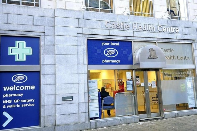 Castle Health Centre, Scarborough was recorded as having 4,495 patients and the full-time equivalent of 2.2 GPs, meaning it has 2,019 patients per GP.