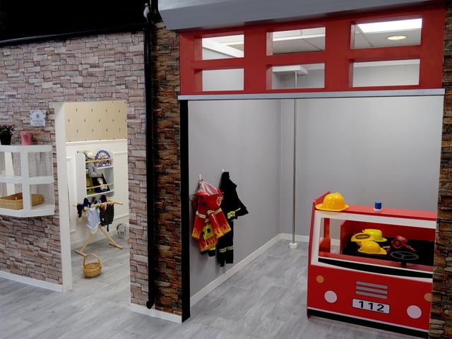 The fire station ready for firefighters.