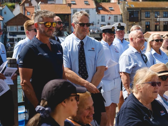 Blessing of the Boats 2026 held at Whitby Lifeboat Station.  Photo: Ceri Oakes