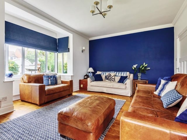 An alternative view of the spacious lounge.