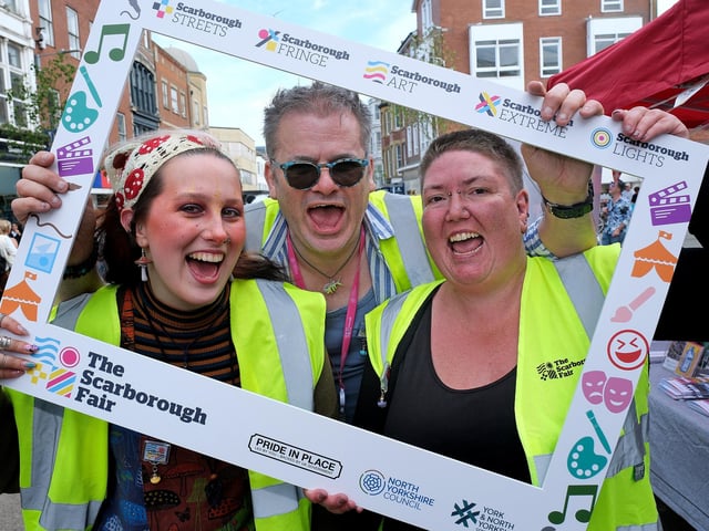 The organisers enjoying the fantastic event.