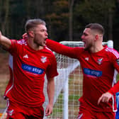 Aidan Rutledge scored a hat-trick for Boro against Rushall Olympic on Saturday afternoon.