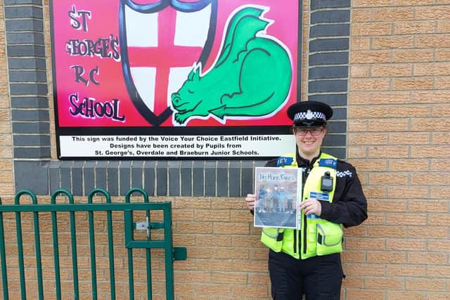 North Yorkshire Police haved been visiting Scarborough primary schools to discuss knife crime.