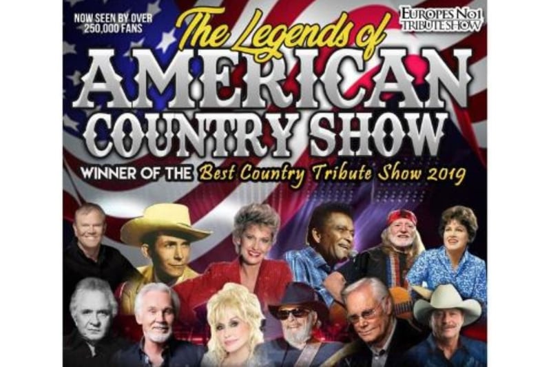 Legends of American Country 2024 is set to take place on February 3. Now seen by over 350,000 fans live and watched by millions on TV Europe's No.1 multi award winning show The Legends of American Country returns for another fantastic night of toe tapping Country nostalgia. The 2024 tour will showcase highly acclaimed tributes to Dolly Parton, Johnny Cash, Don Williams, Patsy Cline, Charley Pride, Tammy Wynette and Kenny Rogers and new tributes to icons Hank Williams, Alan Jackson, Glen Campbell, Tammy Wynette, Garth Brooks and Jim Reeves with countless other well known singalong hit songs in this must see musical extravaganza.