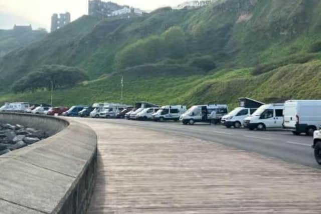 Scarborough seafront - NYC parking survey photo.