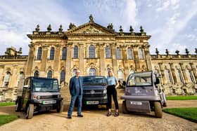 Castle Howard have installed 22kW load monitored electric vehicle charging points for use by up to four vehicles, and added two EV Transporter Vans to their small fleet of electric vehicles. (Pic: Charlotte Graham)