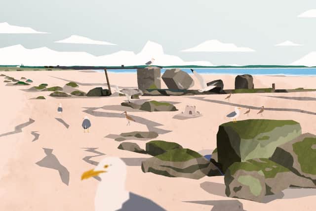 A scene from the Super Sediments animation. Photo courtesy of the Yorkshire Marine Nature Partnership