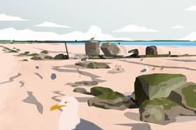 A scene from the Super Sediments animation. Photo courtesy of the Yorkshire Marine Nature Partnership