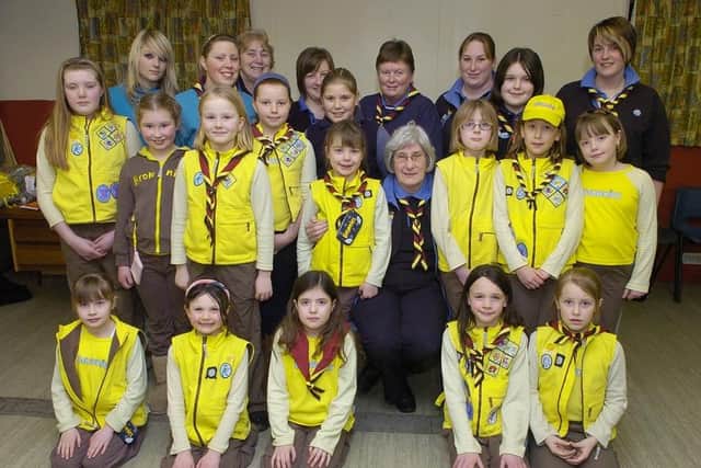 A Brownie leader steps down after 28 years at Bempton Village Hall. (PA0907-12a)