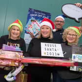 From left to right, North Yorkshire Council’s head of early help, Barbara Merrygold, North Yorkshire Council’s service improvement officer, Jennifer Lowes, Yorwaste area manager, Steve Midgley, and Yorwaste administrator, Julie Greenfield.