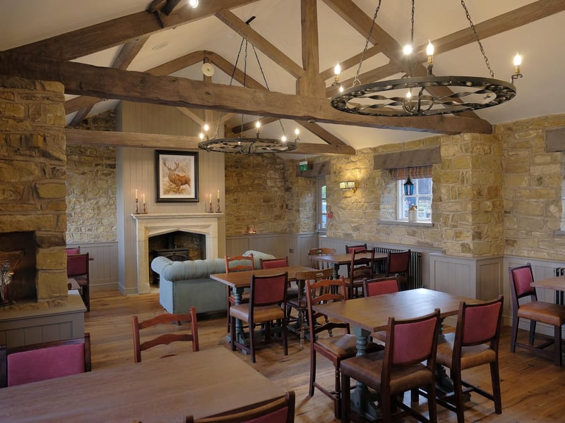 The dining area