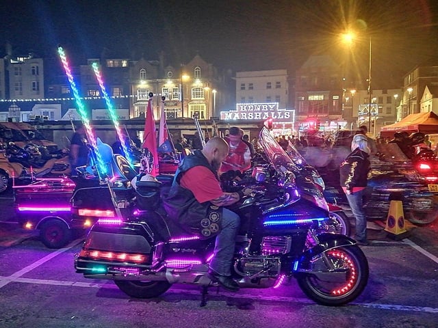 Scarborough's Honda Goldwing Light Display came to town over the weekend.