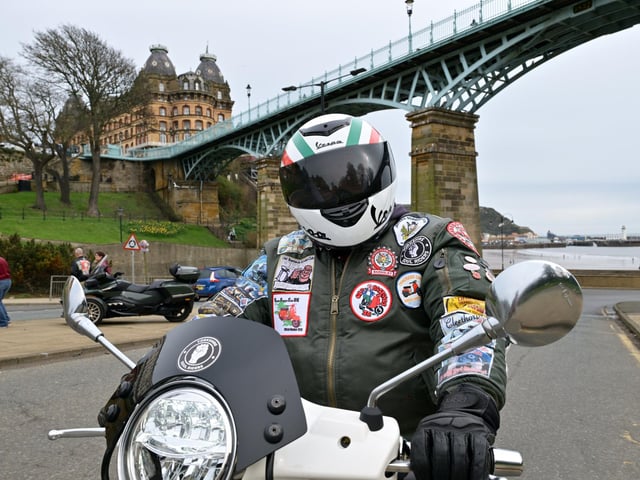 Taking a break in front of Spa Bridge