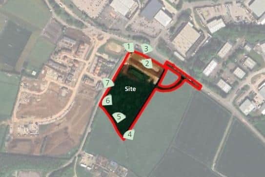 Housing site, Broomfield Farm, Stainsacre Lane, Whitby. Courtesy BowmanRiley