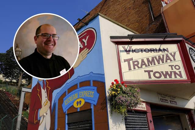 Colin Powell, inset, has been appointed as Central Tramway's new general manager.