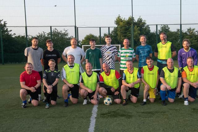 Malton’s Veterans Football Team meet each Thursday at Malton Sports Centre to train and generally spend an hour forgetting life beyond the boundaries of the pitch