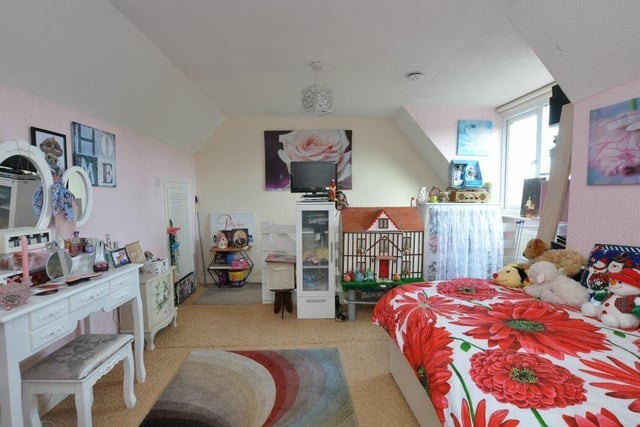 Another bedroom with plenty of floor space.