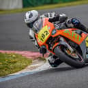 Paul Moir in action at Mallory Park.
