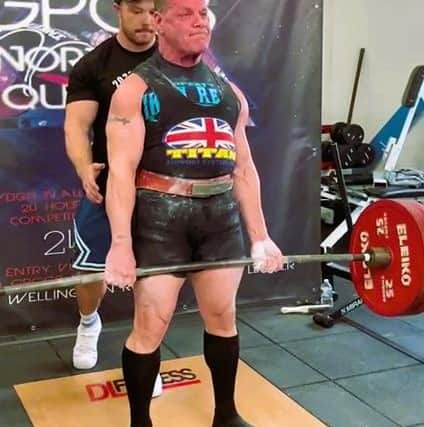 Filey's Phil Beniston in action at the Rhyl event