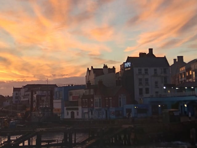 Alan Flynn snapped this super sunset shot of the harbour.
