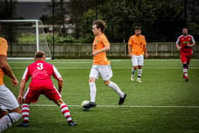 Rising star Ryder Greening on the attack for Edgehill.