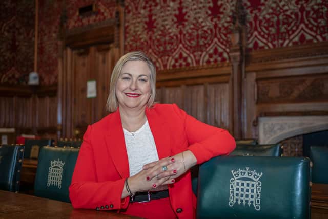 Alison Hume, Scarborough and Whitby MP, pictured at Westminster.