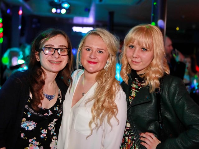 Beth, Charlotte & Lauren having a fabulous night in Blue Lounge.