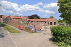 Hall Park Rd, Hunmanby Hall.  photo: Google Maps