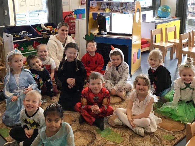 Stakesby Primary Academy children loving World Book Day.