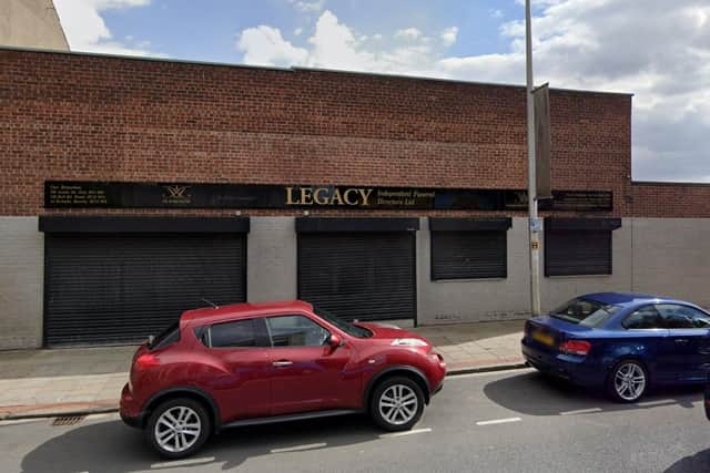 Legacy Funeral Directors, in Hessle Road, Hull. Picture is from Google Maps.