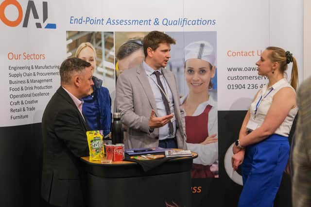 The exhibition area breakout session at last year's event