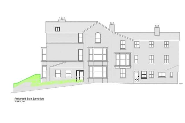Proposed Elevations. 30 Trinity Road Scarborough