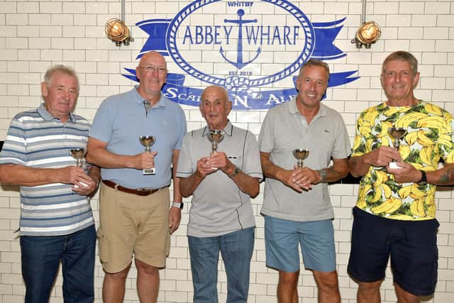 Men's over 60s - winners Fisherlads.