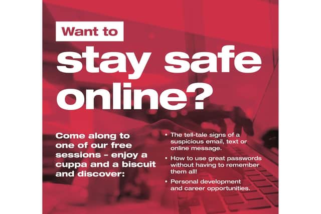 Scarborough Borough Council will run free "Stay Safe Online" sessions in the next two weeks