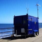 Coastal mobile trailer. picture: National Coastwatch.